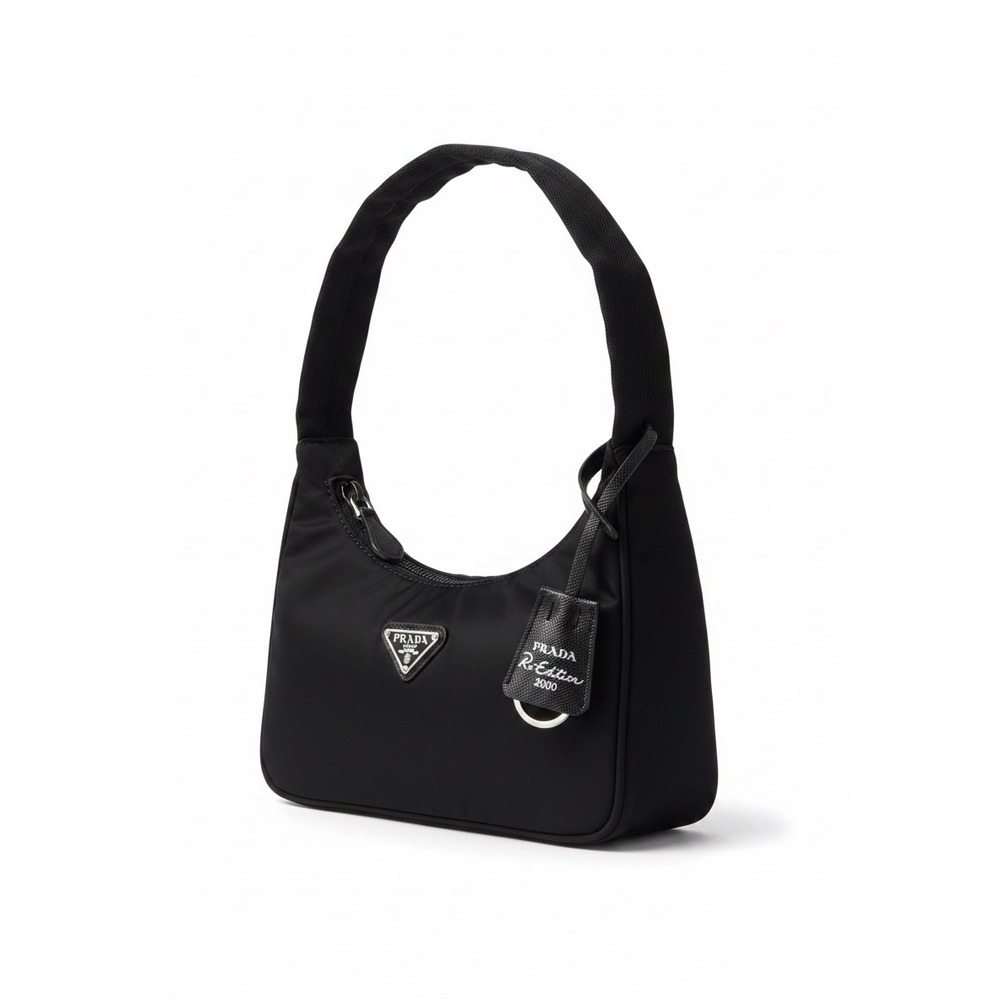 Prada Re-Edition 2000 Re-Nylon Mini Shoulder Bag Black